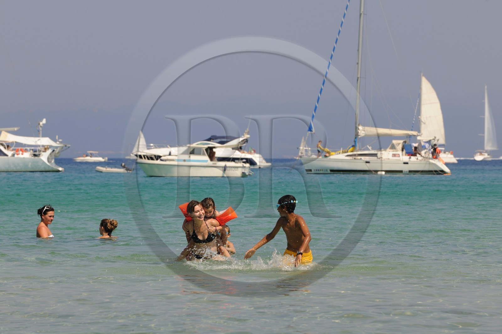 France, Var (83), Iles d'Hyères, parc national de Port-Cros, île de Porquerolles, la Plage Notre Dame