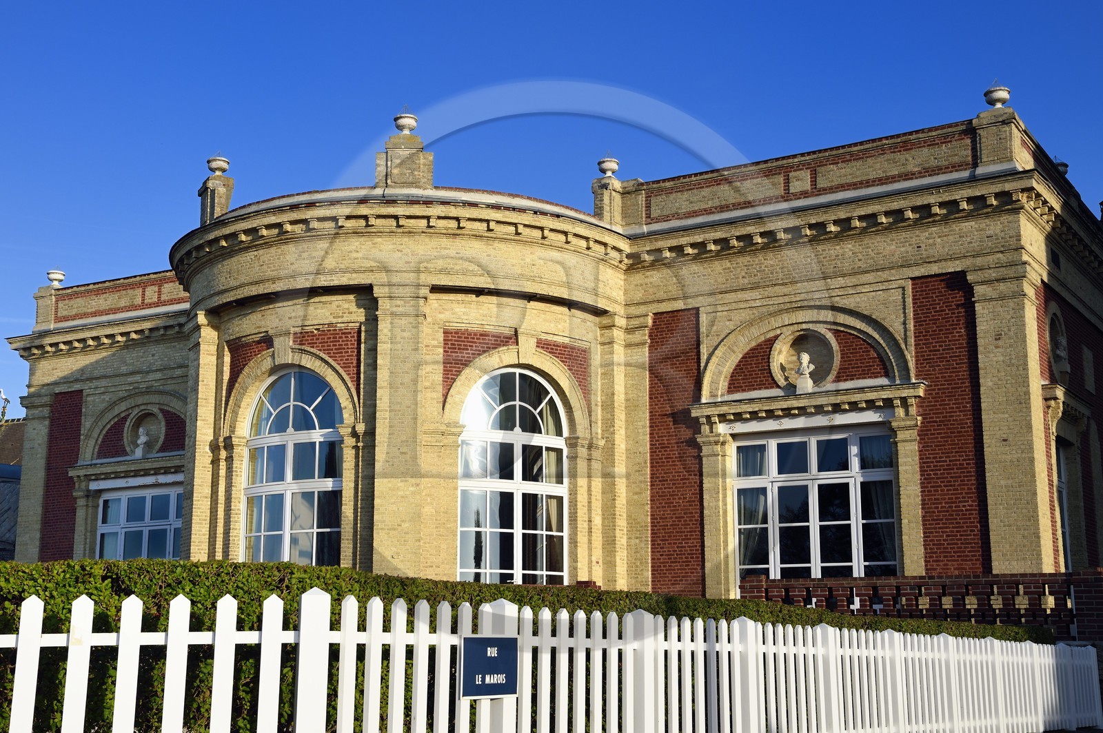France, Calvados (14), Pays d'Auge, Deauville, Villa Le Cercle construit à la Belle époque