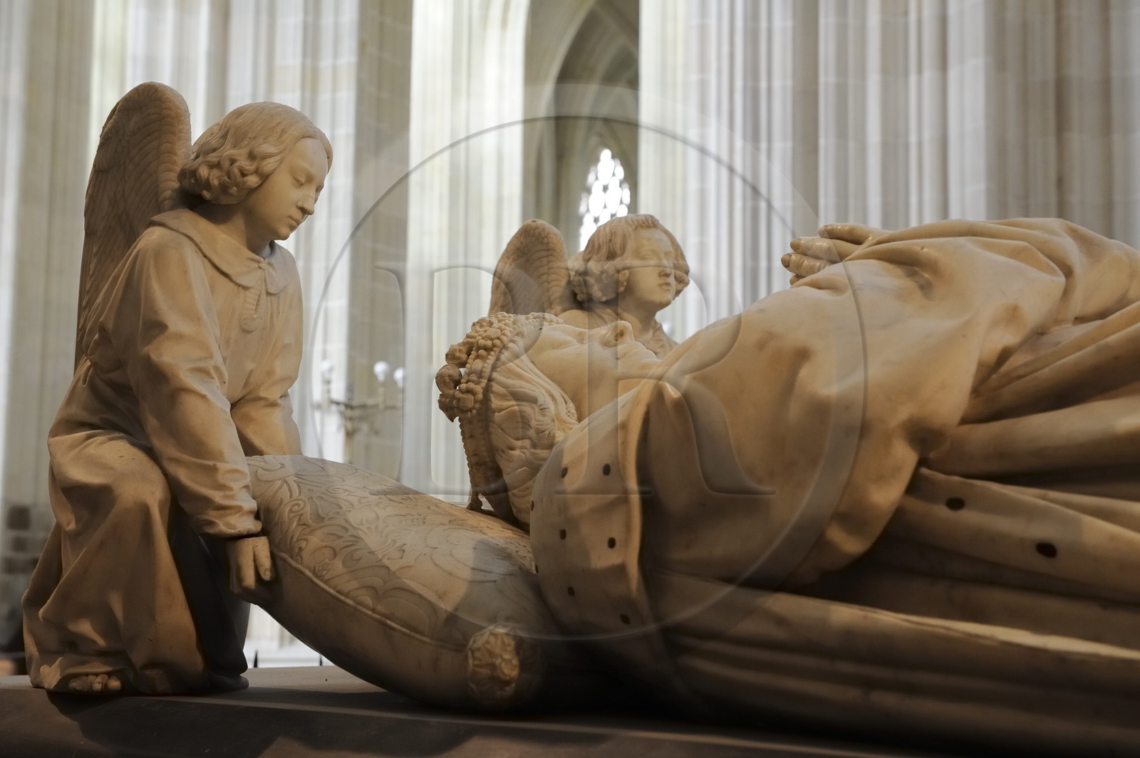 France, Loire-Atlantique (44), Nantes, la cathédrale Saint-Pierre et Saint-Paul, gisant de François II