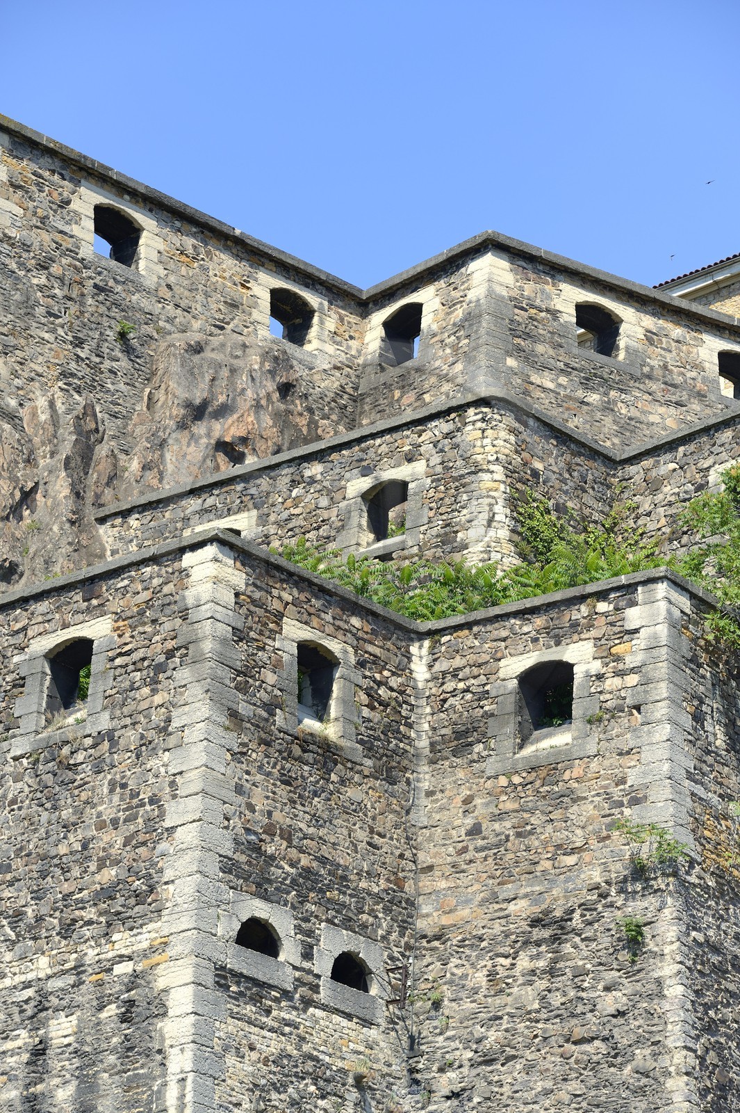 France, Rhone, Lyon, historical site listed as World Heritage by UNESCO, La Croix Rousse District, Fort Saint-Jean overlooking the Saone river