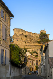 France, Bouches-du-Rhône (13), Boulbon au nord de Tarascon, chateau médiéval