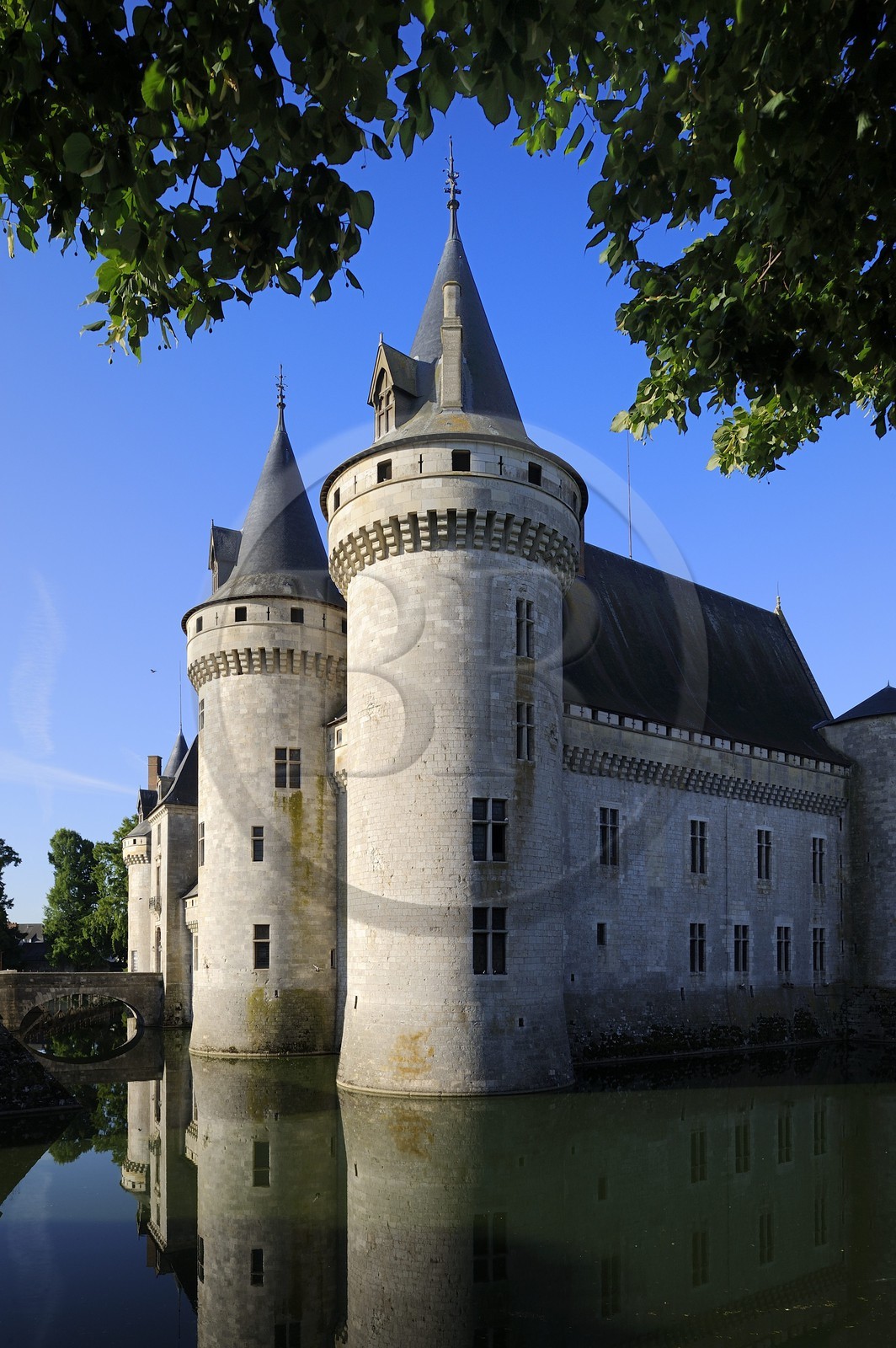 France, Loiret (45), Vallée de la Loire classée Patrimoine Mondial de l' UNESCO, Sully-sur-Loire, château du XIVe XVIIe siècles, mention obligatoire : Châteaux de Sully-sur-Loire, propriété du département du Loiret