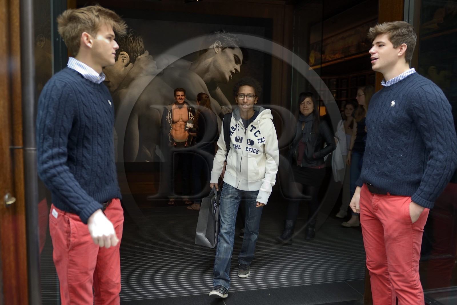 Etats-Unis, New York, Manhattan, la boutique Abercrombie & Fitch sur la 5ème Avenue