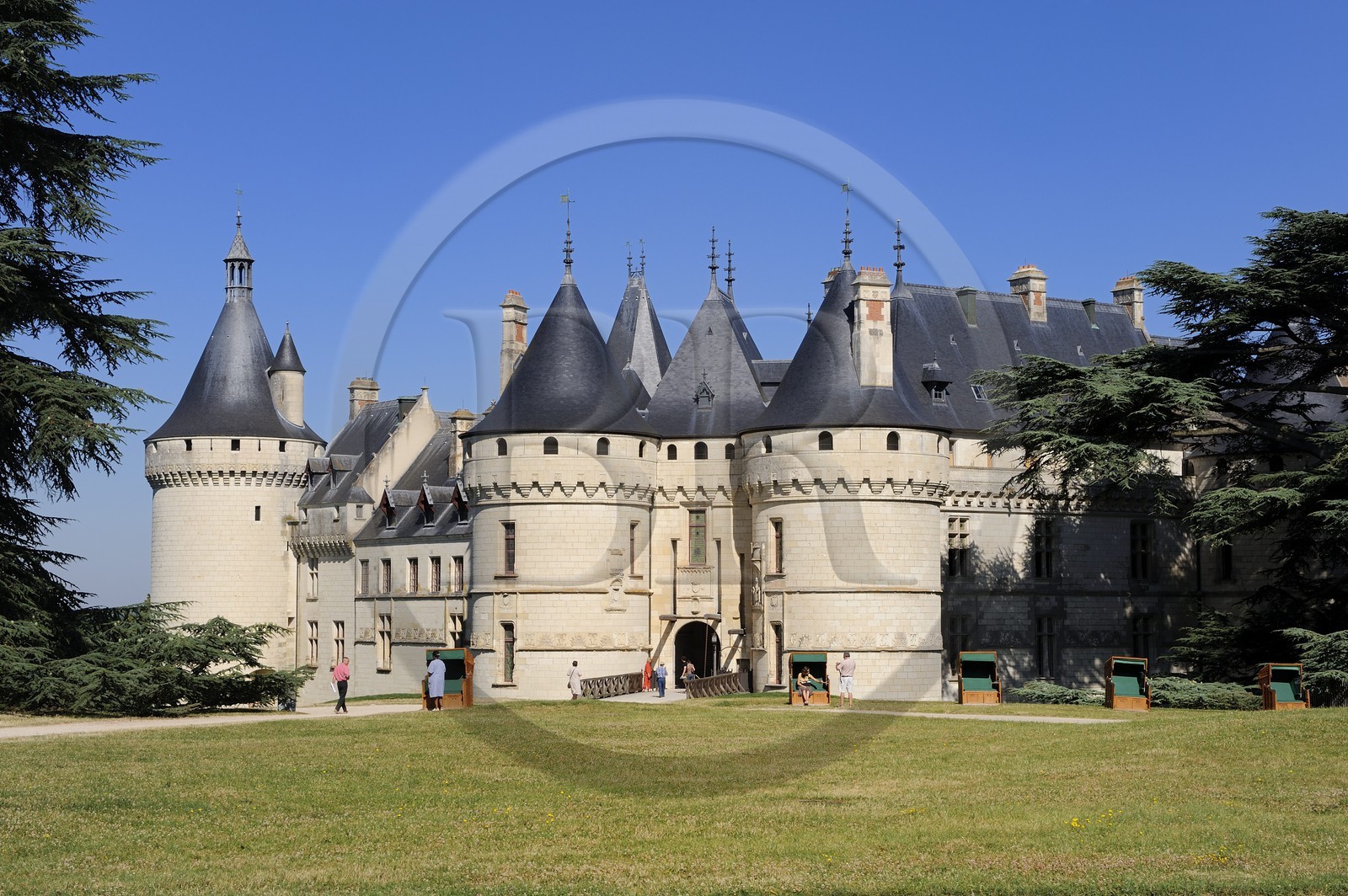 France, Loir-et-Cher (41), Vallée de la Loire classée Patrimoine Mondial de l'UNESCO, château de Chaumont-sur-Loire