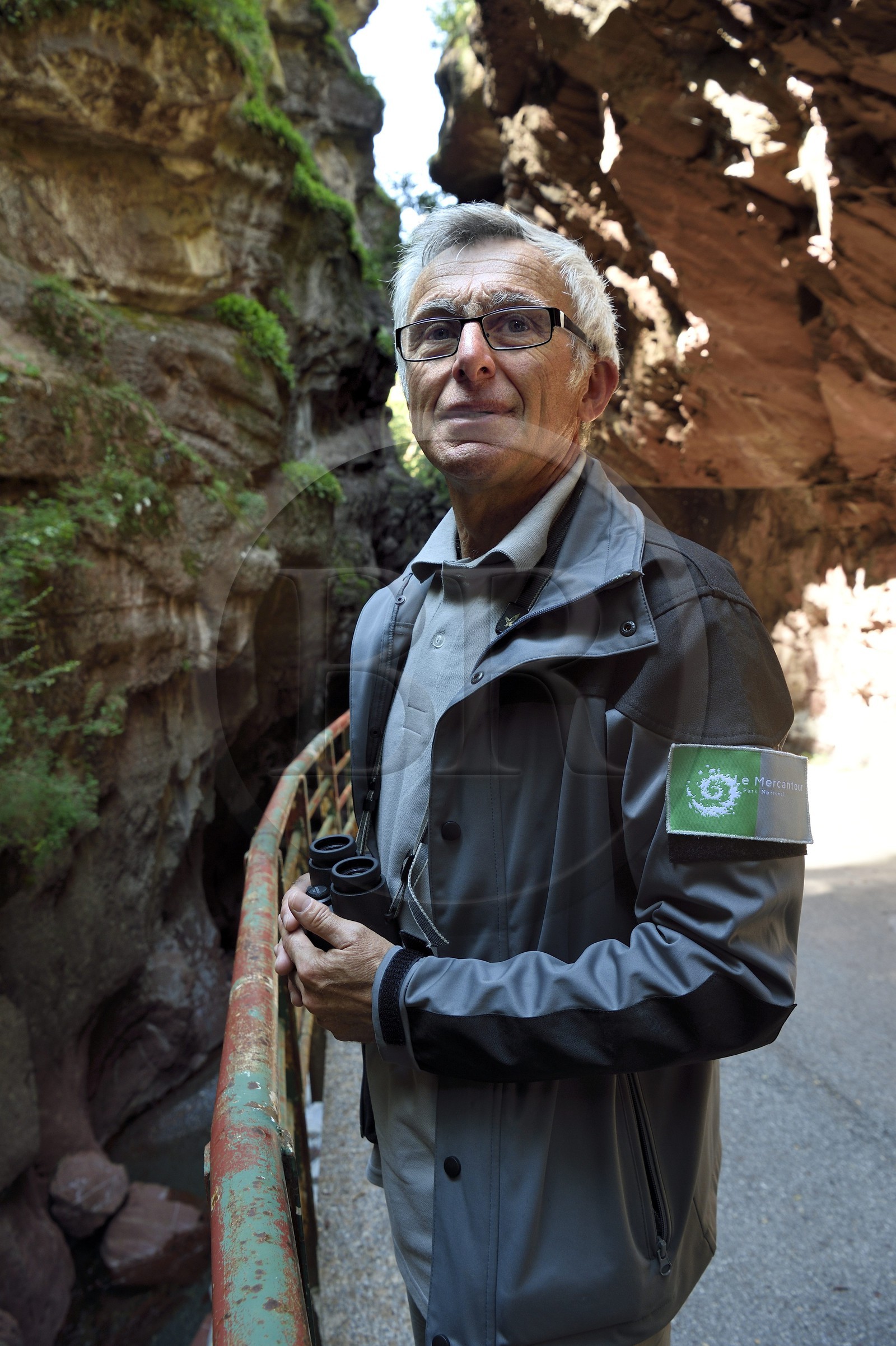 France, Alpes Maritimes, Mercantour Massif, Gorges of Cians, the park's ranger Jean Louis Cossa