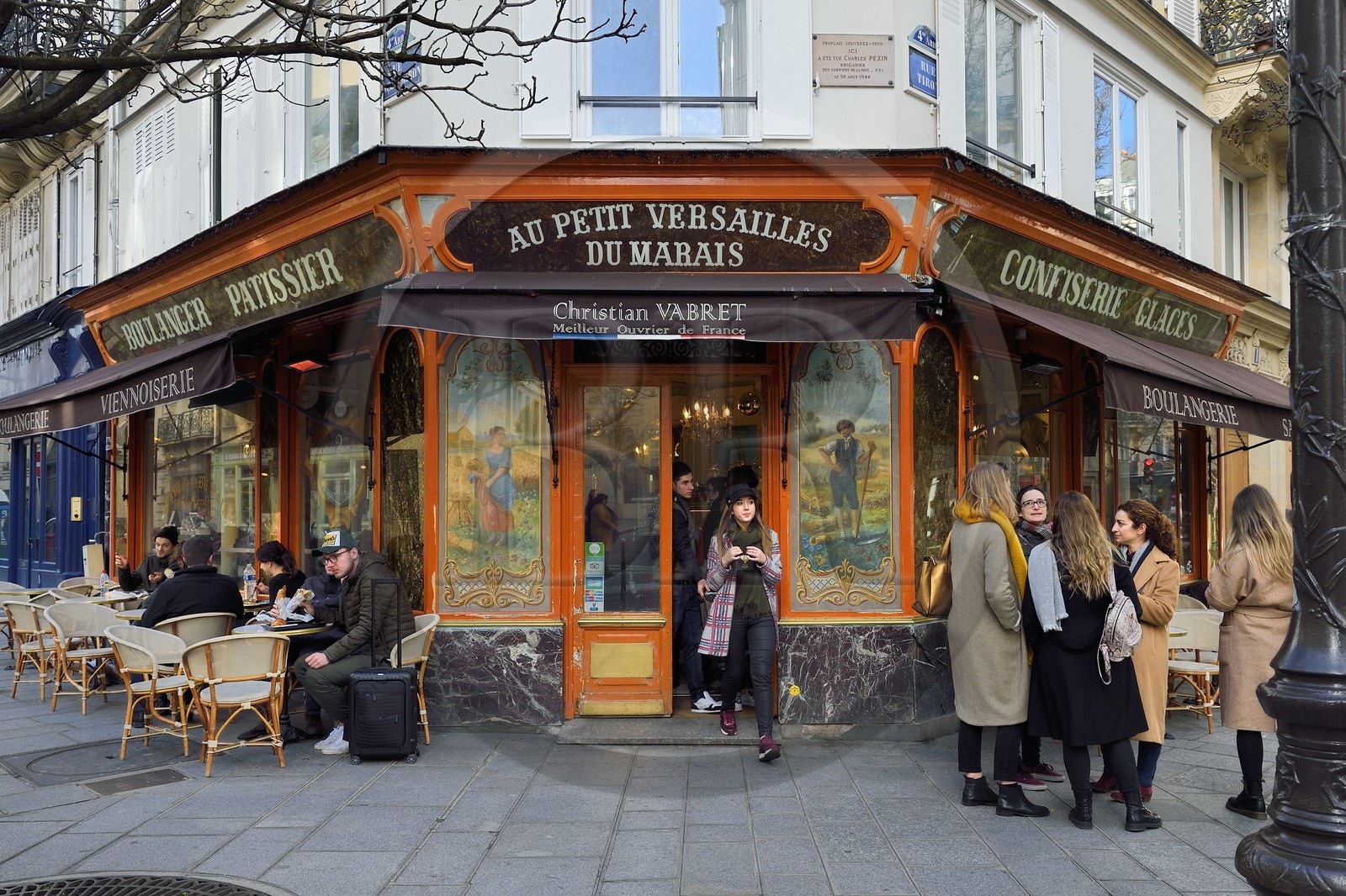 France, Paris (75), boulangerie patisserie Au Petit Versailles Du Marais tenue par Christian Vabret, Meilleur ouvrier de France