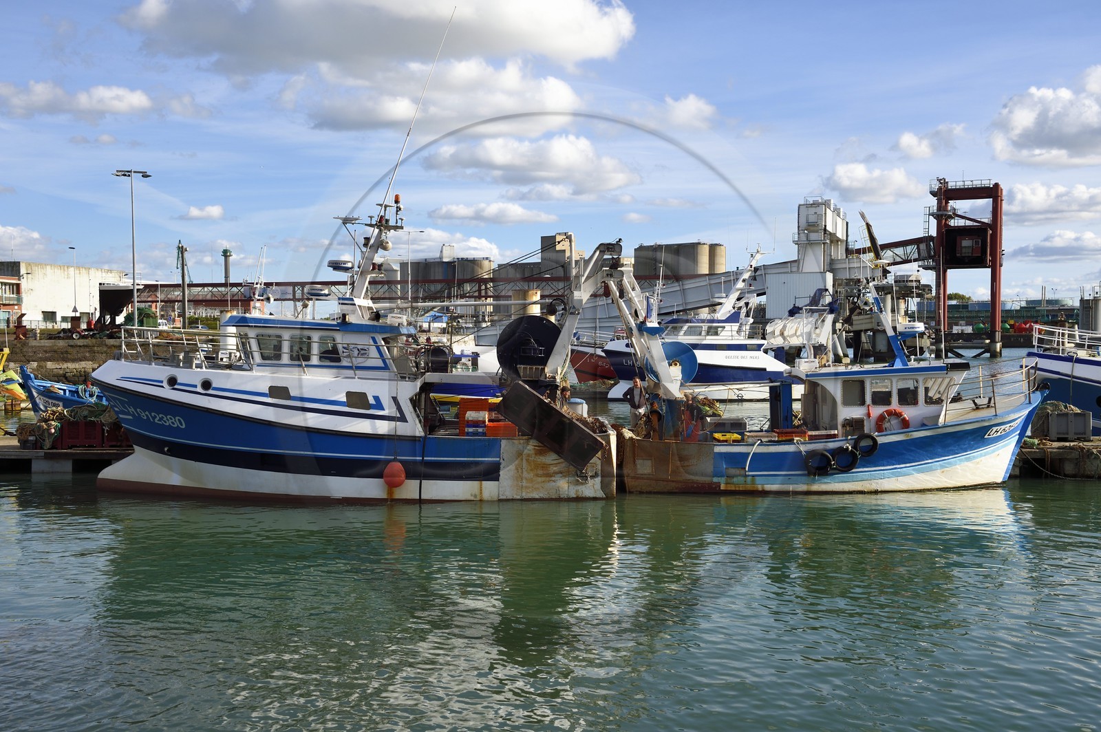 France, Seine-Maritime (76), Le Havre, quartier Saint-François dit quartier Breton, port de pêche