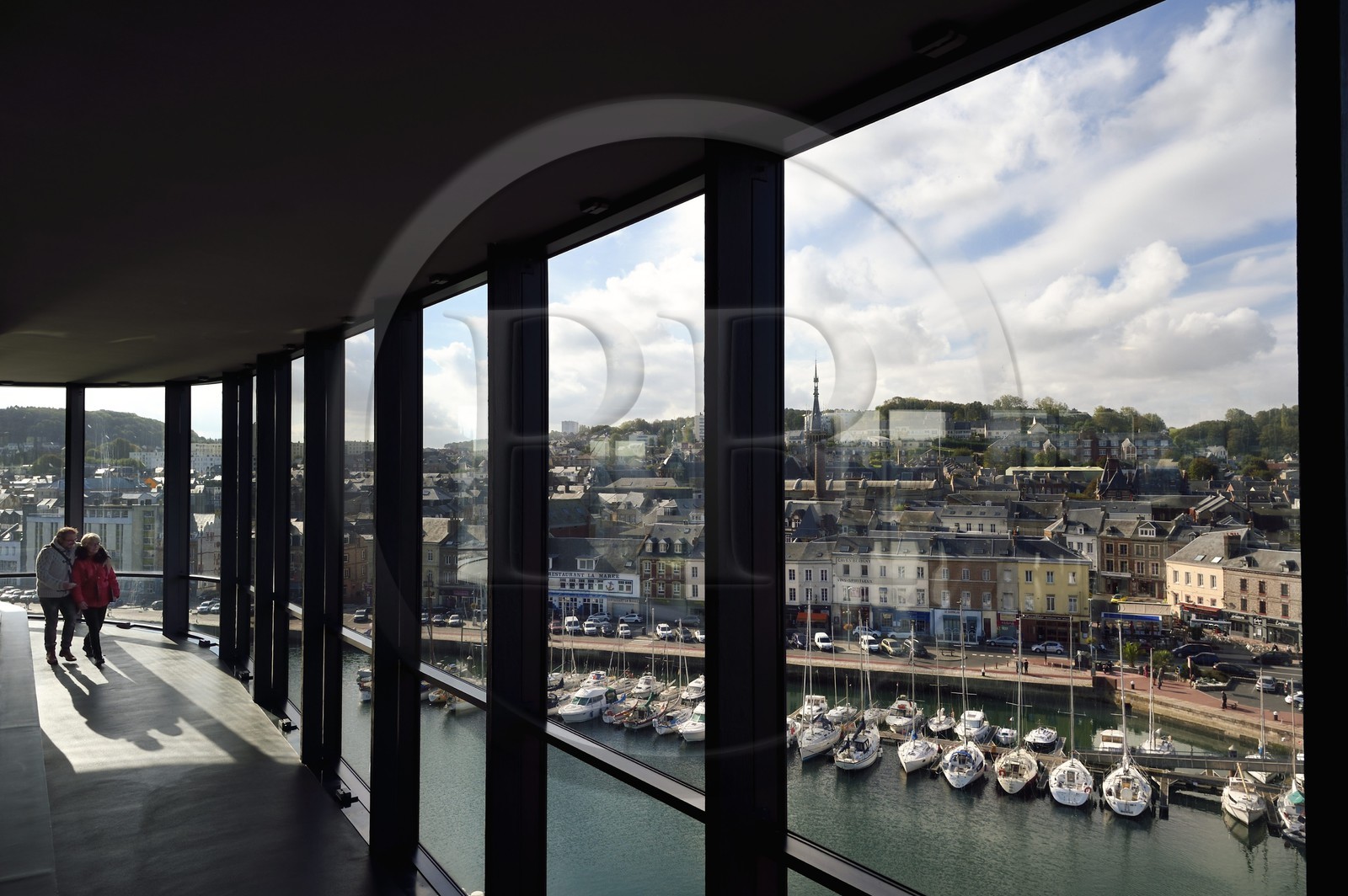 France, Seine Maritime, Pays de Caux, Cote d'Albatre, Fecamp, Les Pecheries (Fishery) - Museum of Fecamp is overlooking the port