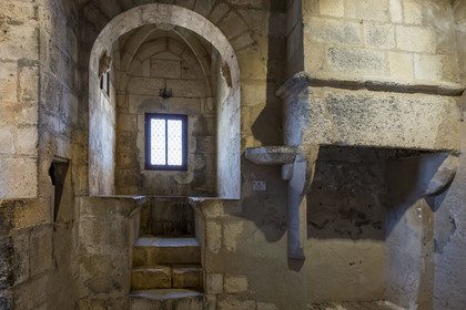 France, Charente-Maritime (17), La Rochelle, la Tour Saint-Nicolas, Salle de veille du capitaine