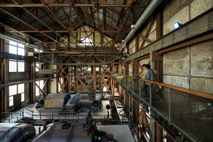 Turkey, Istanbul, Golden Horn, Eyup District, Santralistanbul Contemporary Art Center (Santral Istanbul) by architects Emre Arolat, Nevzat Sayin, Ihsan Bilgin on the campus of Istanbul Bilgi University, Energy Museum in the former Silahtaraga Power Plant laid out by architect Han Tumertekin