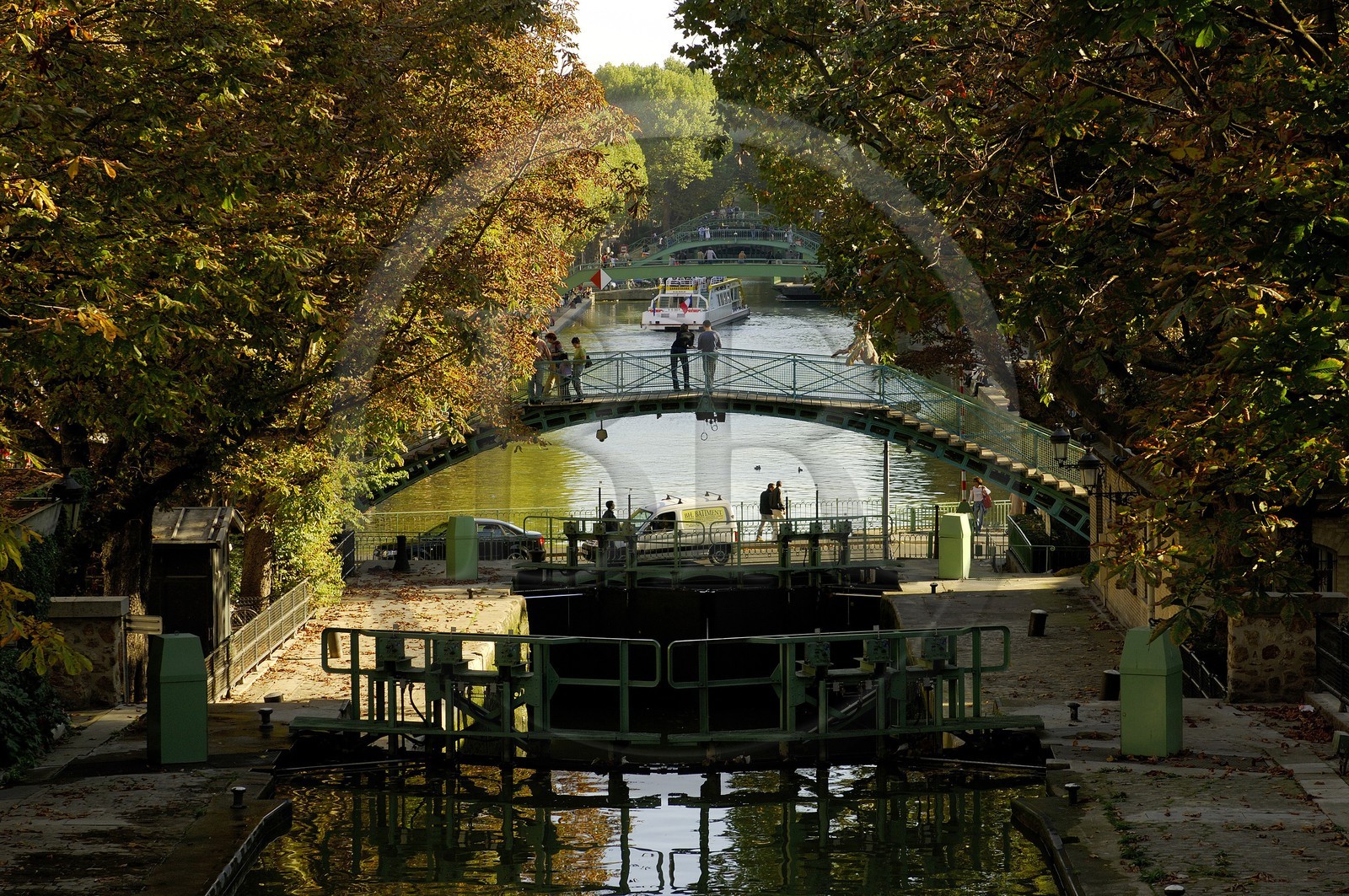 France, Paris (75), le canal Saint-Martin, l'