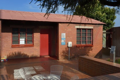 Afrique du Sud, province de Gauteng, Johannesburg, Soweto, le quartier d'Orlando dans le township, le musée Nelson Mandela (Mandela House) est l'ancien premier domicile familial historique de Nelson Mandela où il vécut entre 1946 et 1962