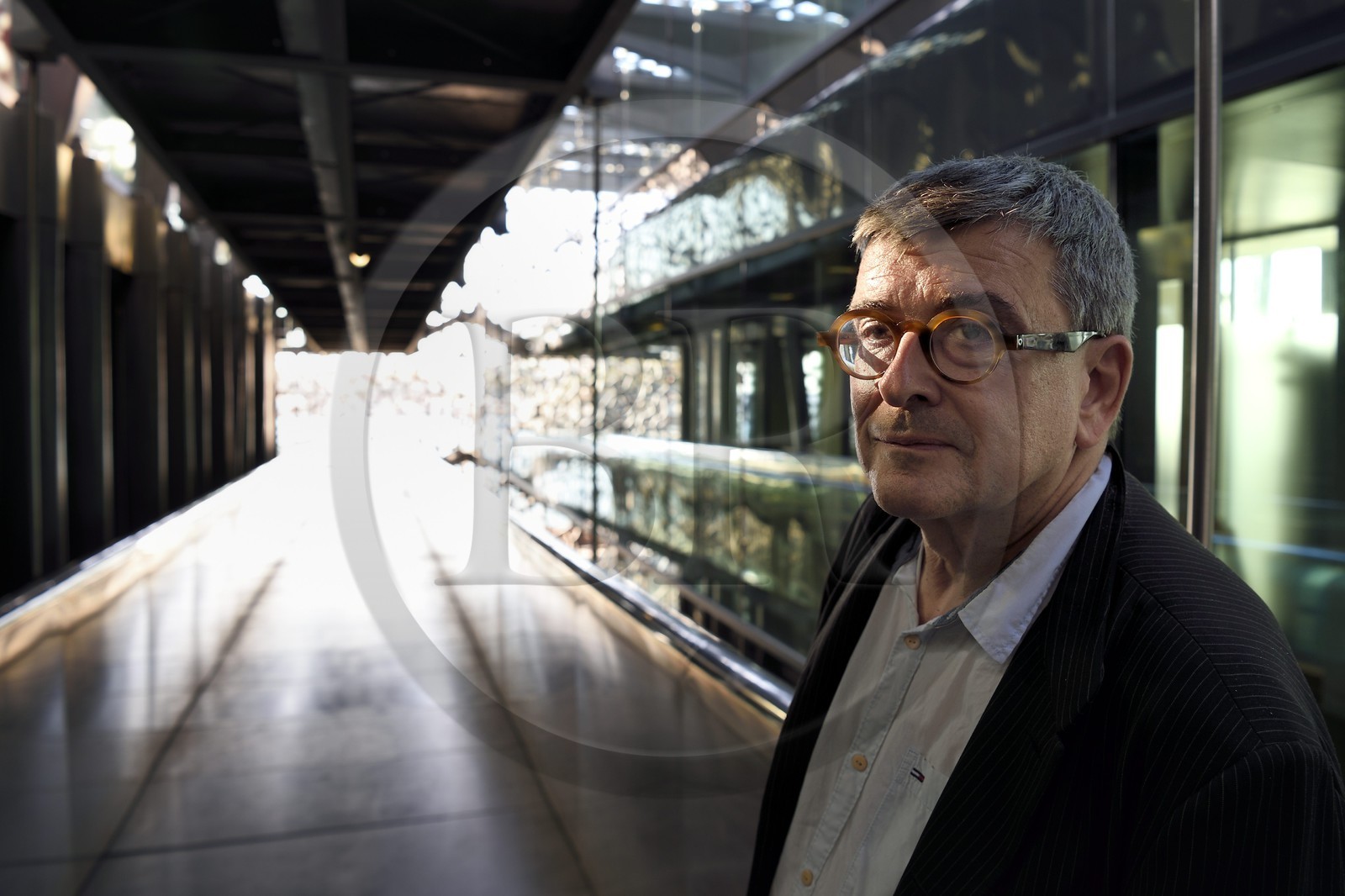 France, Bouches du Rhone, Marseille, MuCEM (Museum of Civilization in Europe and the Mediterranean) by the architects Rudy Ricciotti and R. Carta, its director Jean-François Chougnet