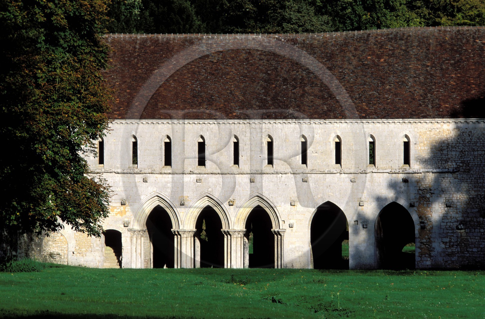 France, Eure, ruins of the former Cistercian Fountaine Guerard abbey