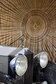 Sri Lanka, province de l'ouest, district de Colombo, Colombo, Lunuganga Estate, maison de l'architecte Geoffrey Bawa, sa Rolls-Royce