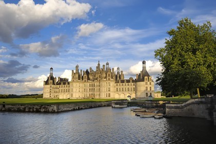 France, Loir et Cher (41), Vallée de la Loire classée Patrimoine Mondial de l' UNESCO, château de Chambord