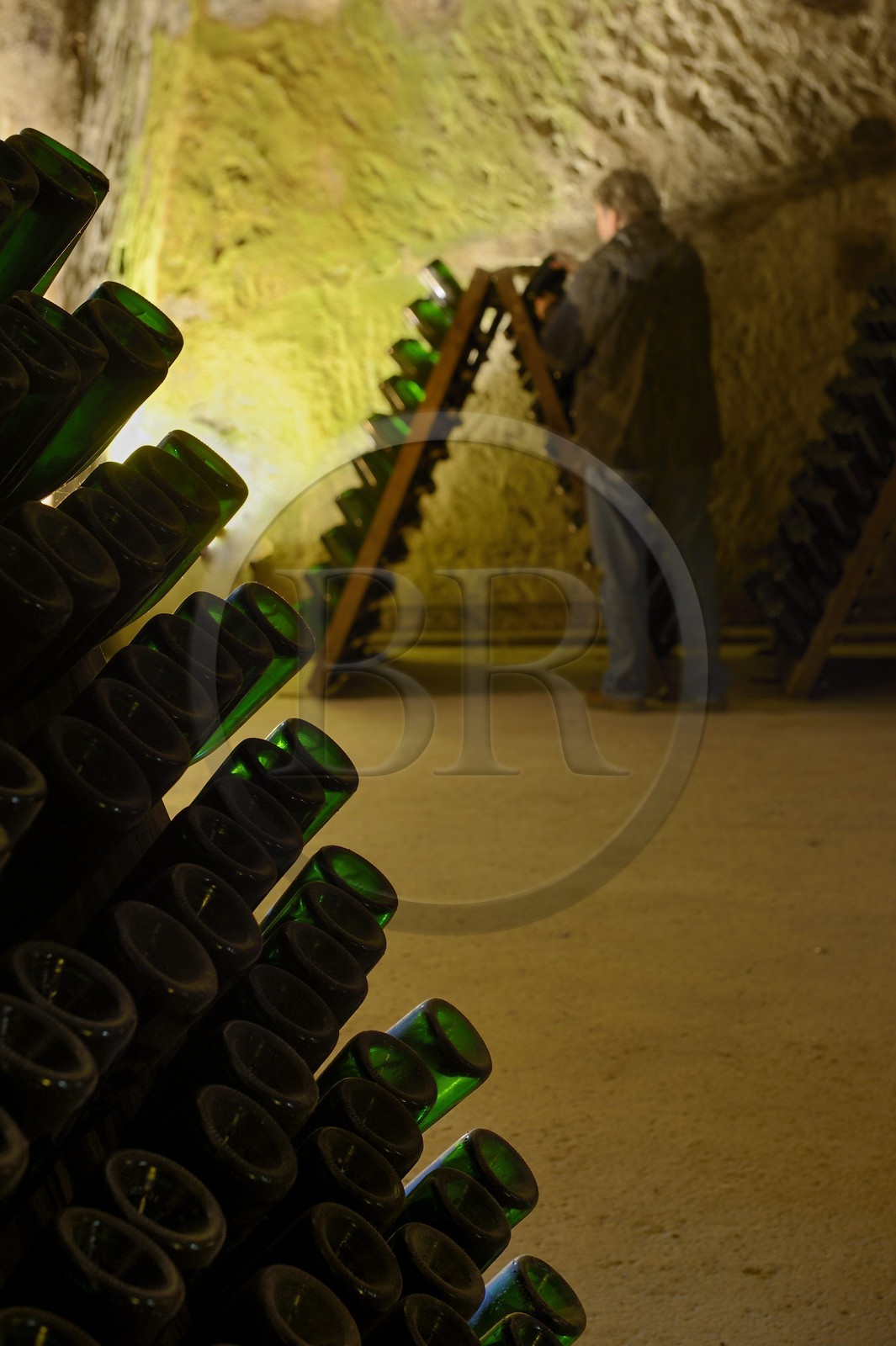 France, Marne (51), Reims le champagne, les caves du Domaine Pommery