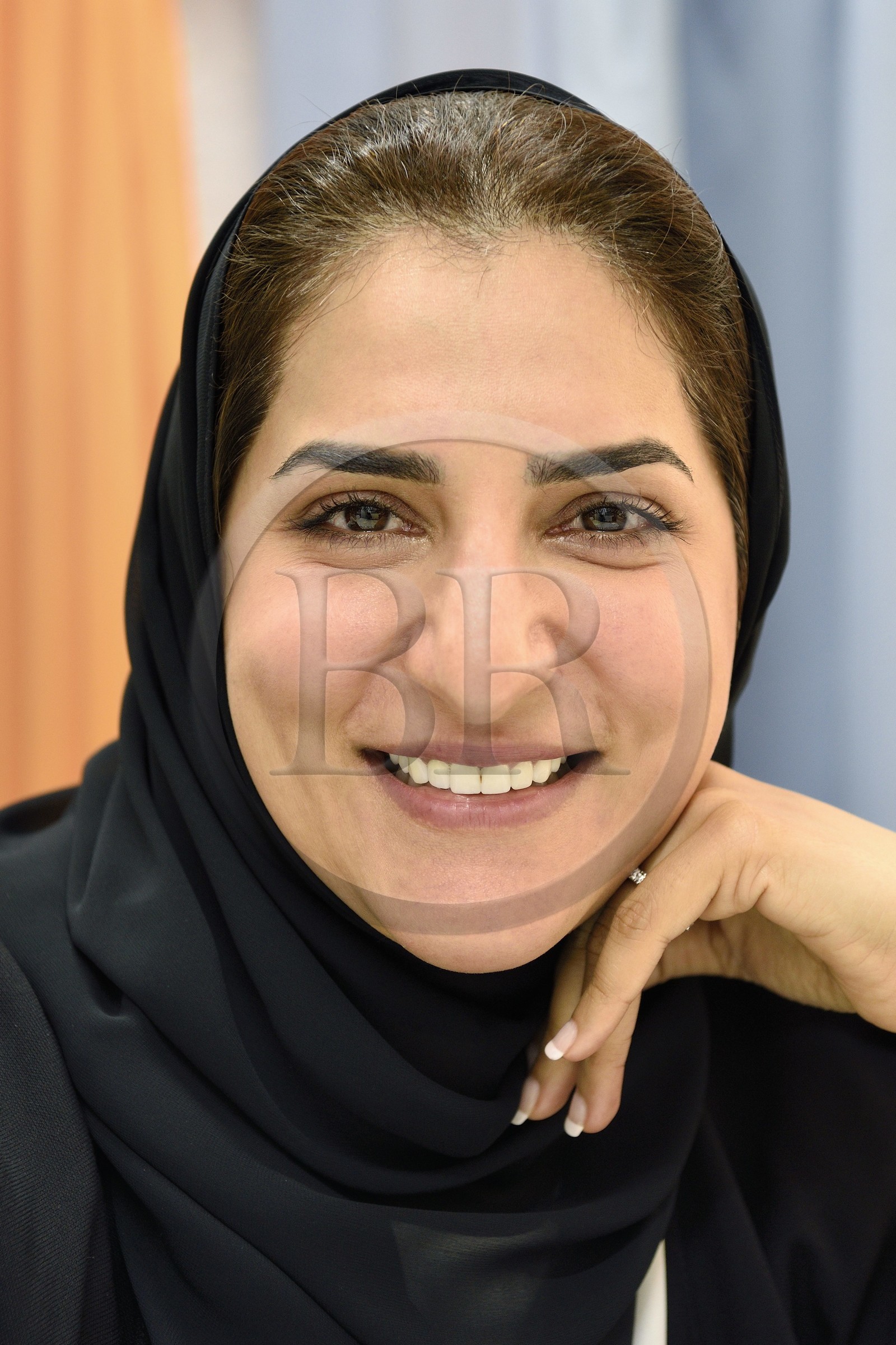 Sultanate of Oman, Muscat, Al-Athaiba district, haute couture boutique of Amal Al-Raisi, founder and fashion designer Amal Al-Raisi