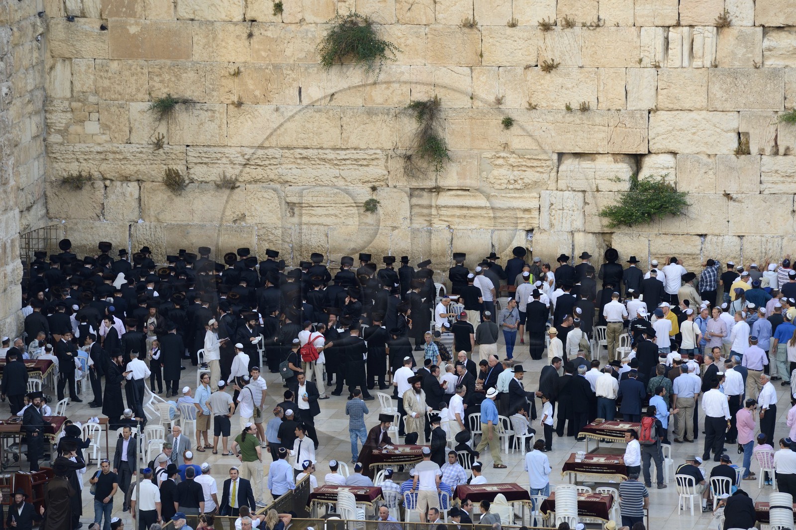 Israel, Jerusalem, holy city, the old town listed as World Heritage by UNESCO, the Western Wall part of the retaining walls of the Temple Mount built by Herod the Great