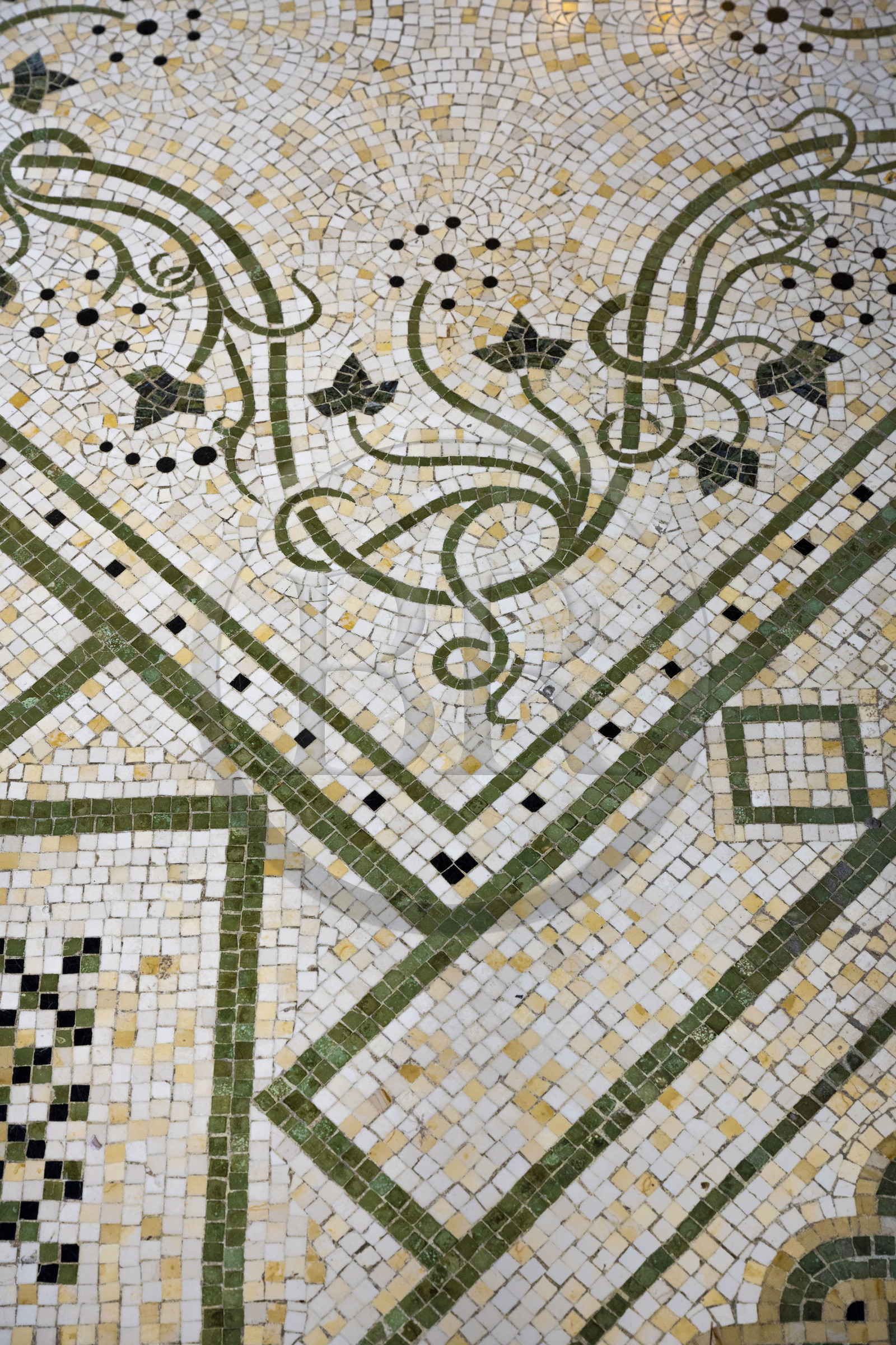 France, Alpes-Maritimes (06),  France, Alpes Maritimes (06), Beaulieu sur Mer, villa Kerylos de style neo-grec construite en 1908 par architecte Emmanuel Pontremoli, mosaiques aux motifs grecs antiques