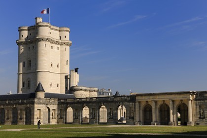 France, Val-de-Marne (94), Vincennes, le château de Vincennes, le donjon