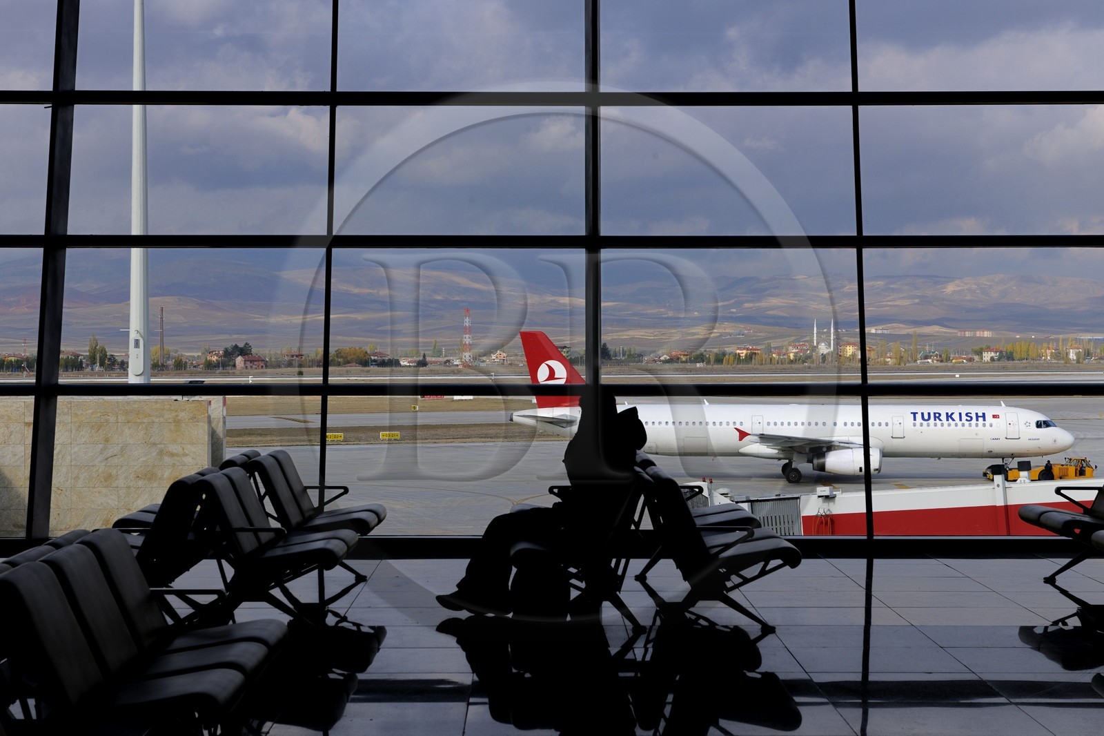 Turquie, Anatolie centrale, aéroport d'Ankara