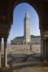 Morocco, Casablanca, Grand Hassan II Mosque