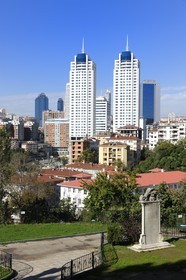 Turkey, Istanbul, news buildings in the Northern districts of the European side