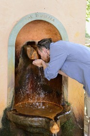 France, Haute Corse, Castagniccia, the mineral spring of Orezza