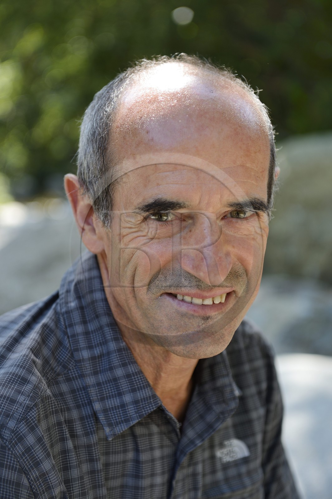 France, Haute-Corse (2B), Corte, Pierre Santucci, coureur recordman du GR20