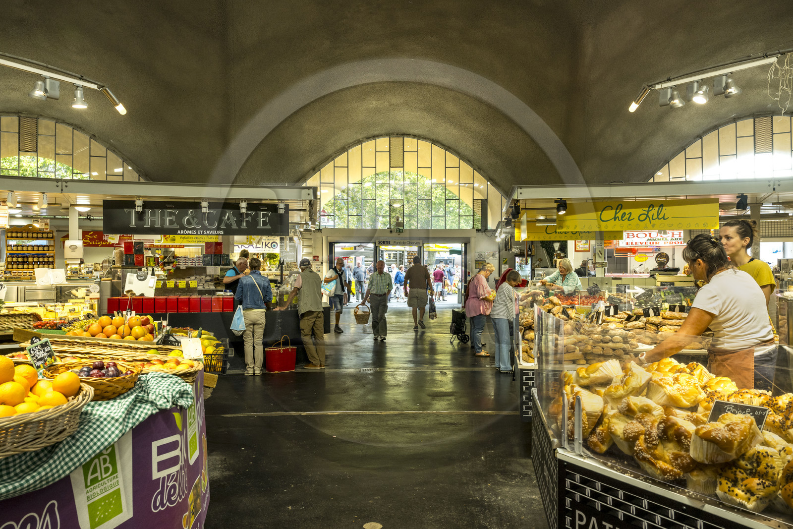 France, Charente-Maritime, Royan, central market (1955) by architects Louis Simon and André Morisseau