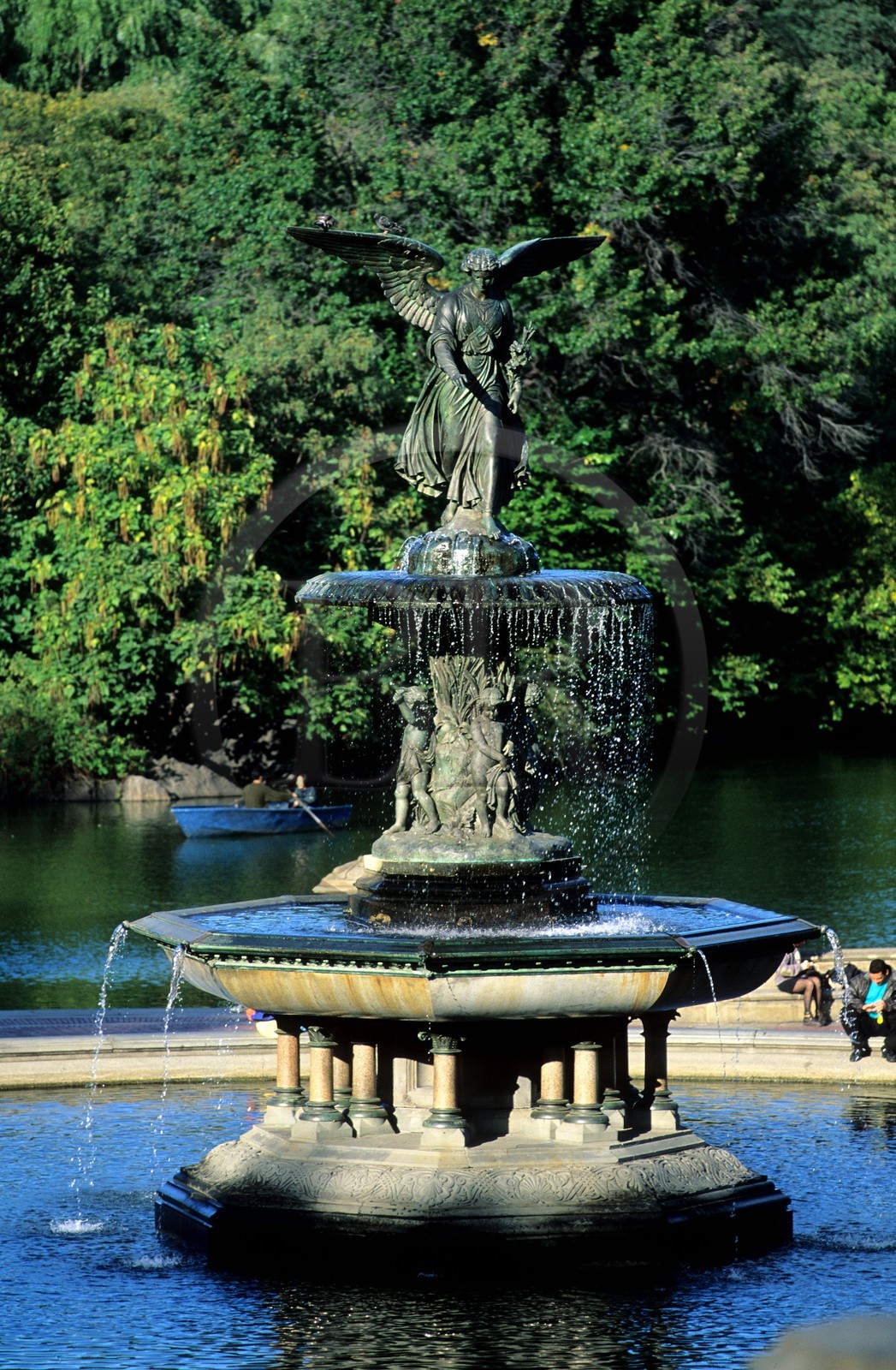 Etats-Unis, New York, Manhattan, Central Park, Bethesda Fountain