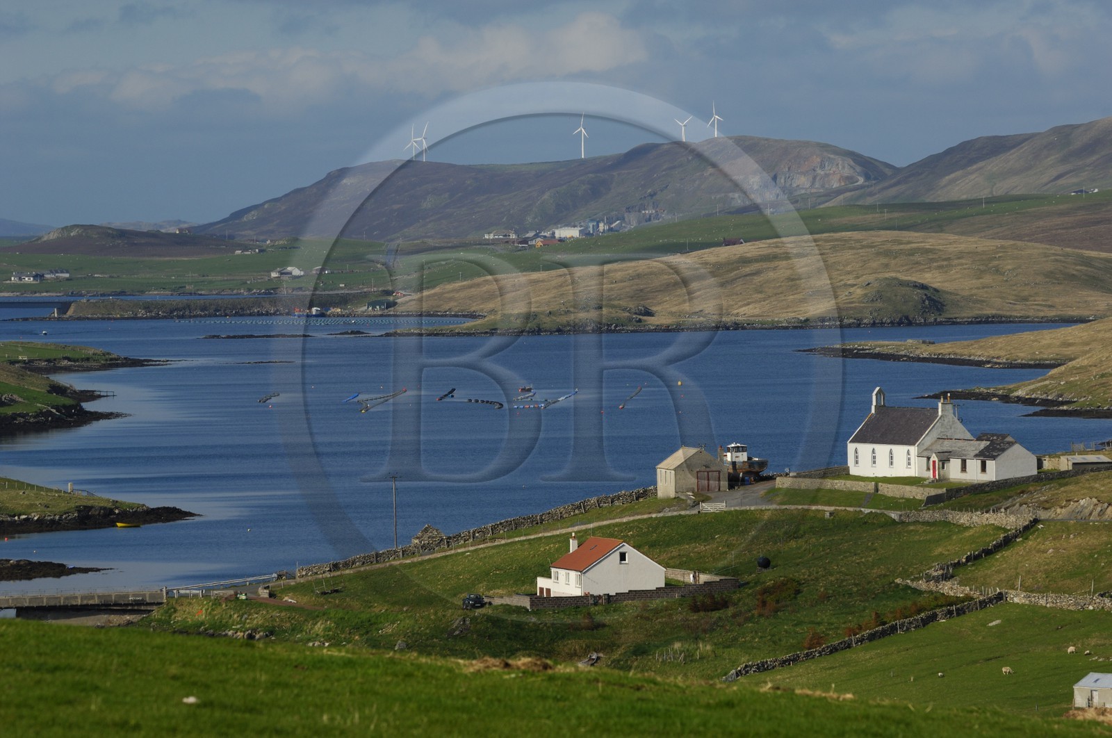 Royaume-Uni, Ecosse, les Shetland, Mainland, Loch of Tingwall