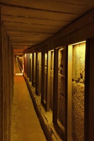 Israel, Jérusalem, ville sainte, vieille-ville classée Patrimoine Mondial de l'UNESCO, souterrain du Kotel qui longe le Mur occidental (original et jamais restauré) faisant partie des murs de soutènement de l'esplanade du Temple construite par Hérode Ier le Grand