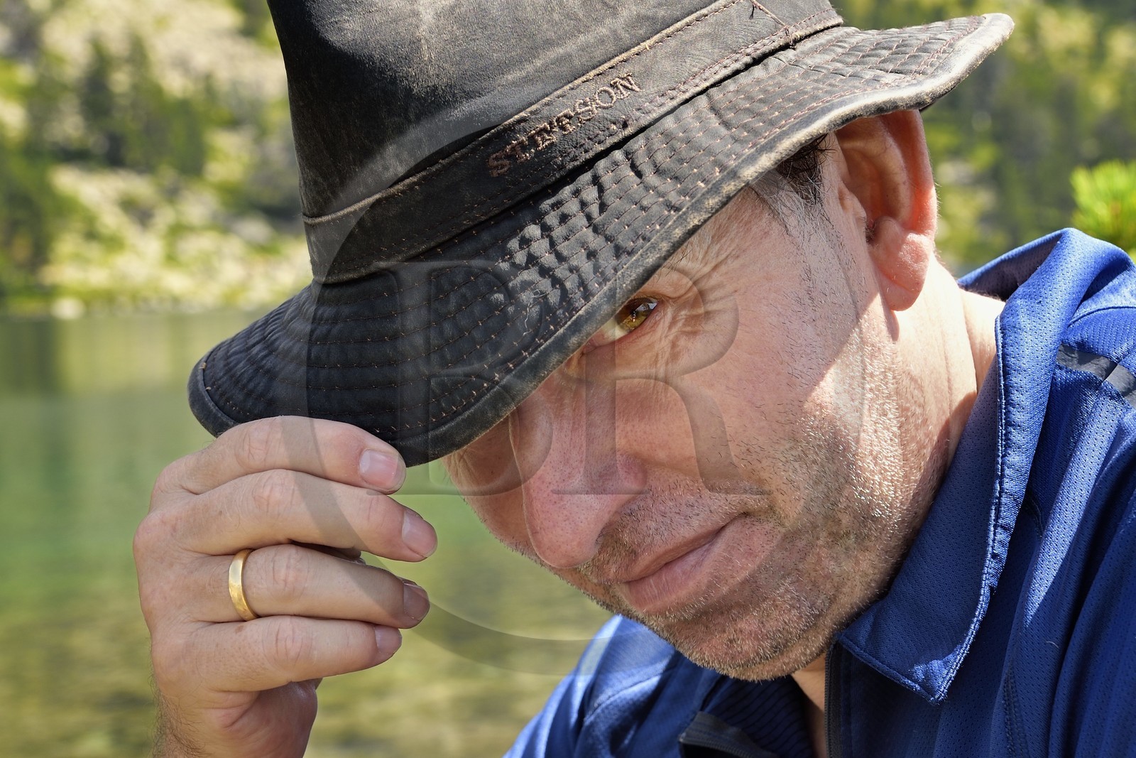 France, Hautes-Pyrénées (65), Saint-Lary-Soulan et Vielle-Aure, Réserve naturelle nationale du Néouvielle, randonnée des lacs du Neouvielle, lac d'Aumar