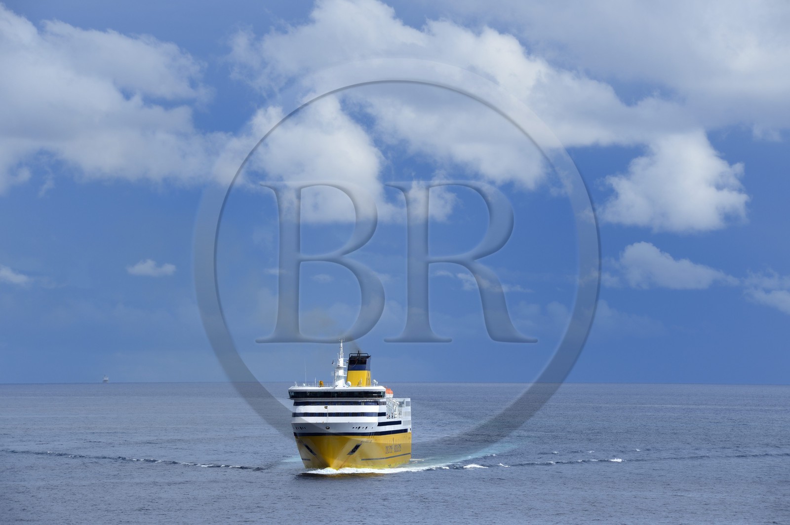France, Haute-Corse (2B), Bastia, arrivée au port du ferry de Corsica Ferries