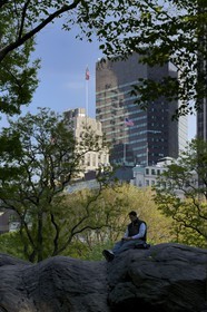 Etats-Unis, New York, Manhattan, Central Park, immeubles sur Central Park Sud