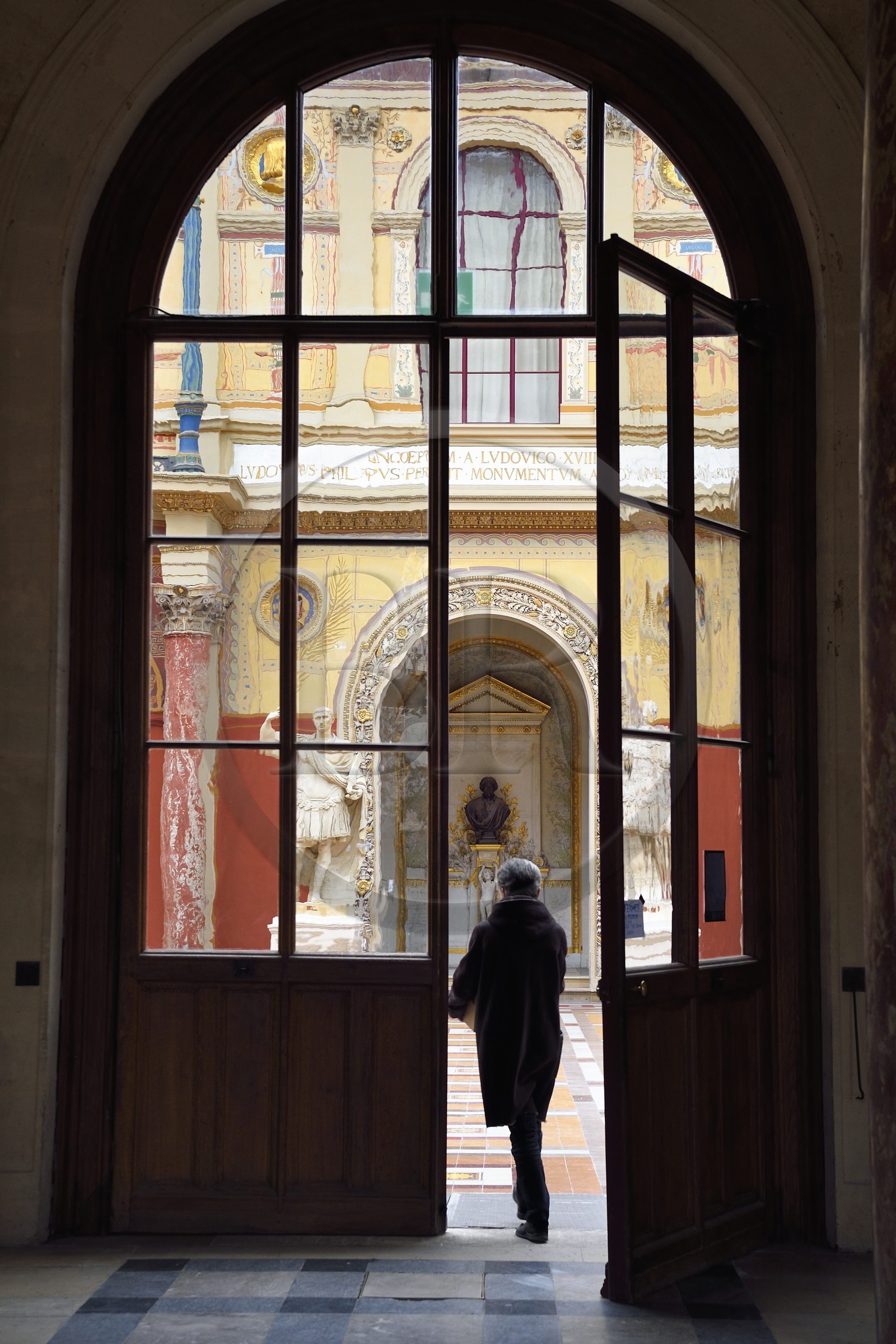 France, Paris (75), quartier de Saint-Germain-des-Prés, Ecole nationale supérieure des Beaux-Arts, le Palais des Etudes