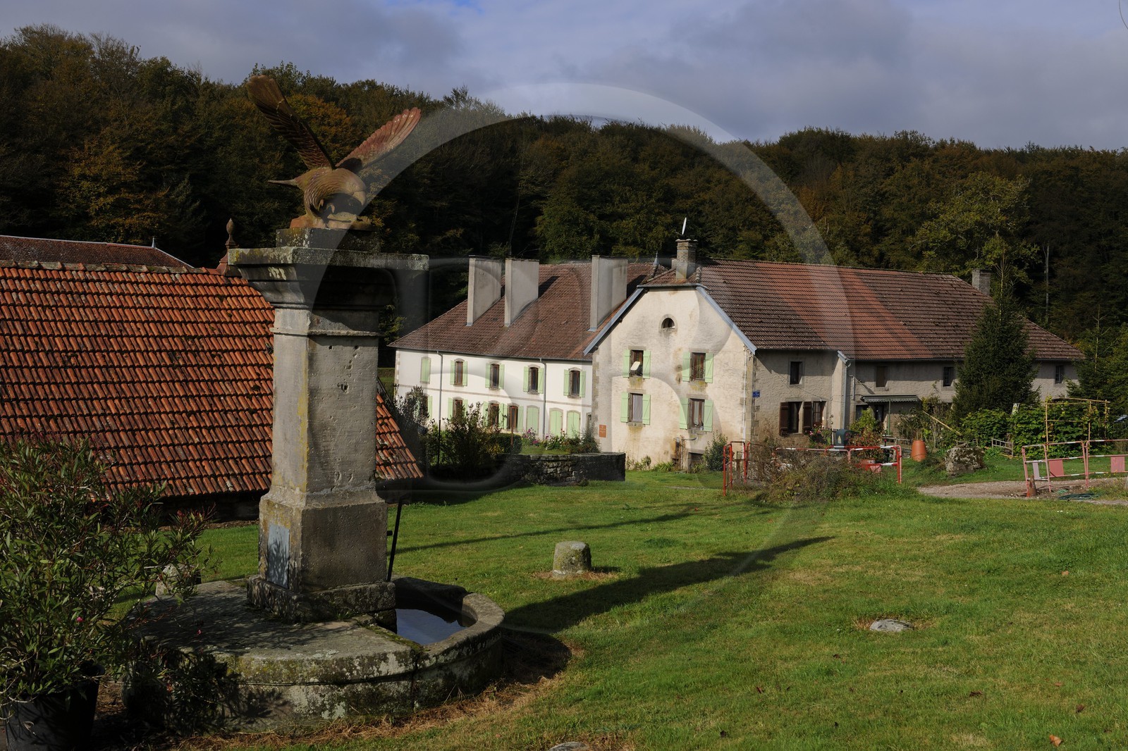 France, Vosges (88), la Manufacture Royale de Bains-les-Bains