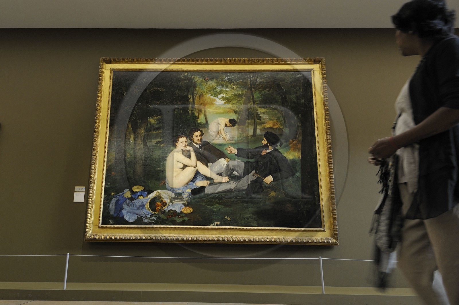 France, Paris (75), le musée d'Orsay, Le déjeuner sur l'herbe 1863 de Edouard Manet