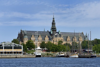 Suède, Stockholm, Djurgarden, le musée nordique (Nordiska museet)