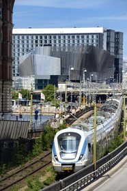 Sweden, Stockholm, Klarabergsviadukten, Waterfront Congress Center by White Arkitekter Architecture firm, complex for offices, conferences and hotels