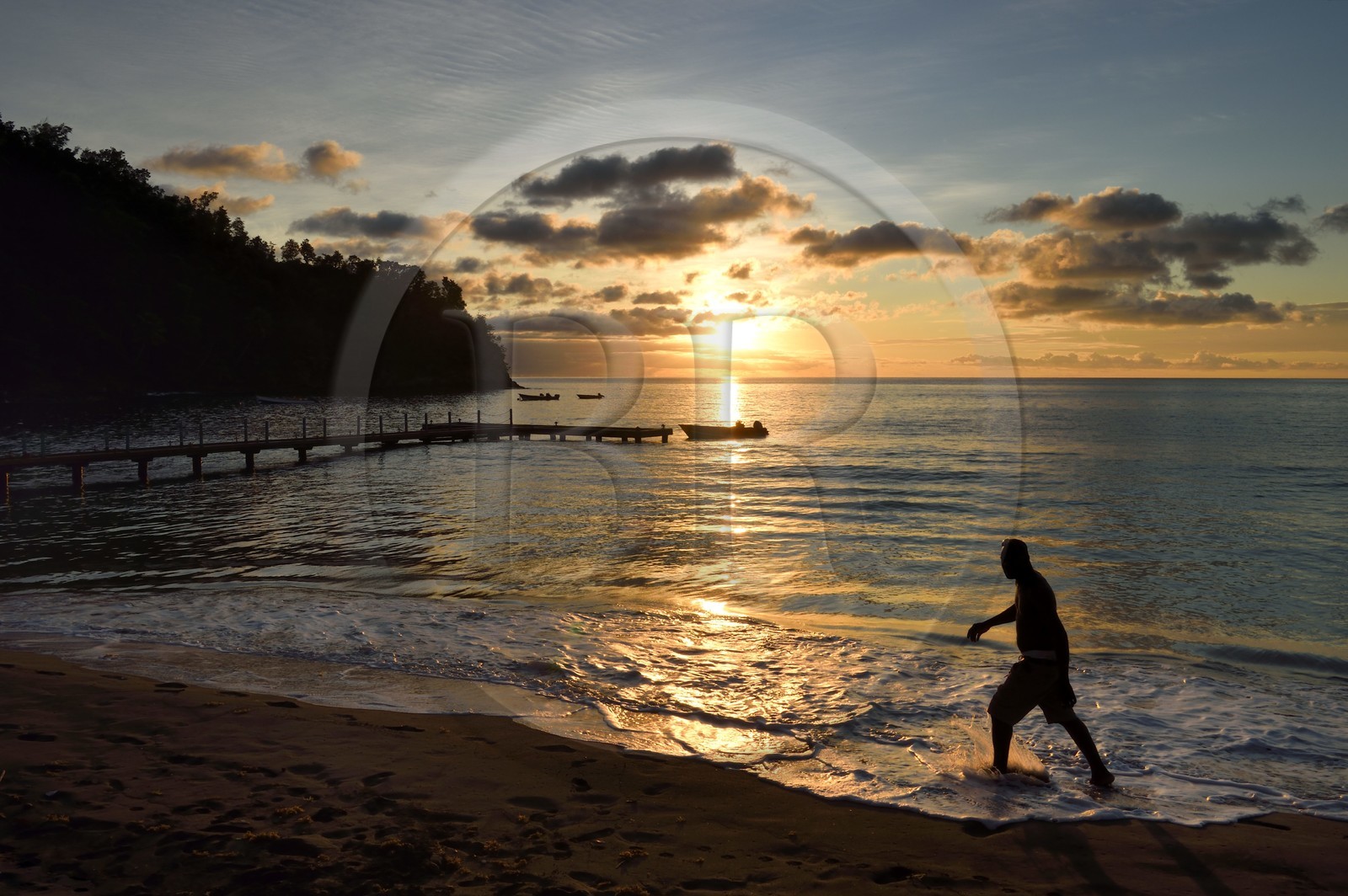 Caraïbes, Ile de la Dominique, Toucari Bay au nord de Portsmouth