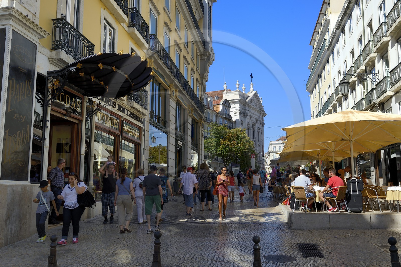 Portugal, Lisbonne, quartier du Chiado, boutique de mode retro appelée Paris em Lisboa dans la rua Garret