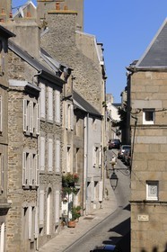 France, Manche (50), Granville, la Haute Ville, la rue Notre-Dame