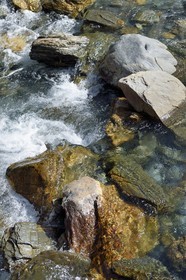 France, Hautes-Pyrénées (65), Saint-Lary-Soulan, vallée du Rioumajou, la (rivière) Neste de Rioumajou