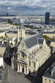 France, Paris (75), Quartier Latin, église Saint-Étienne du Mont