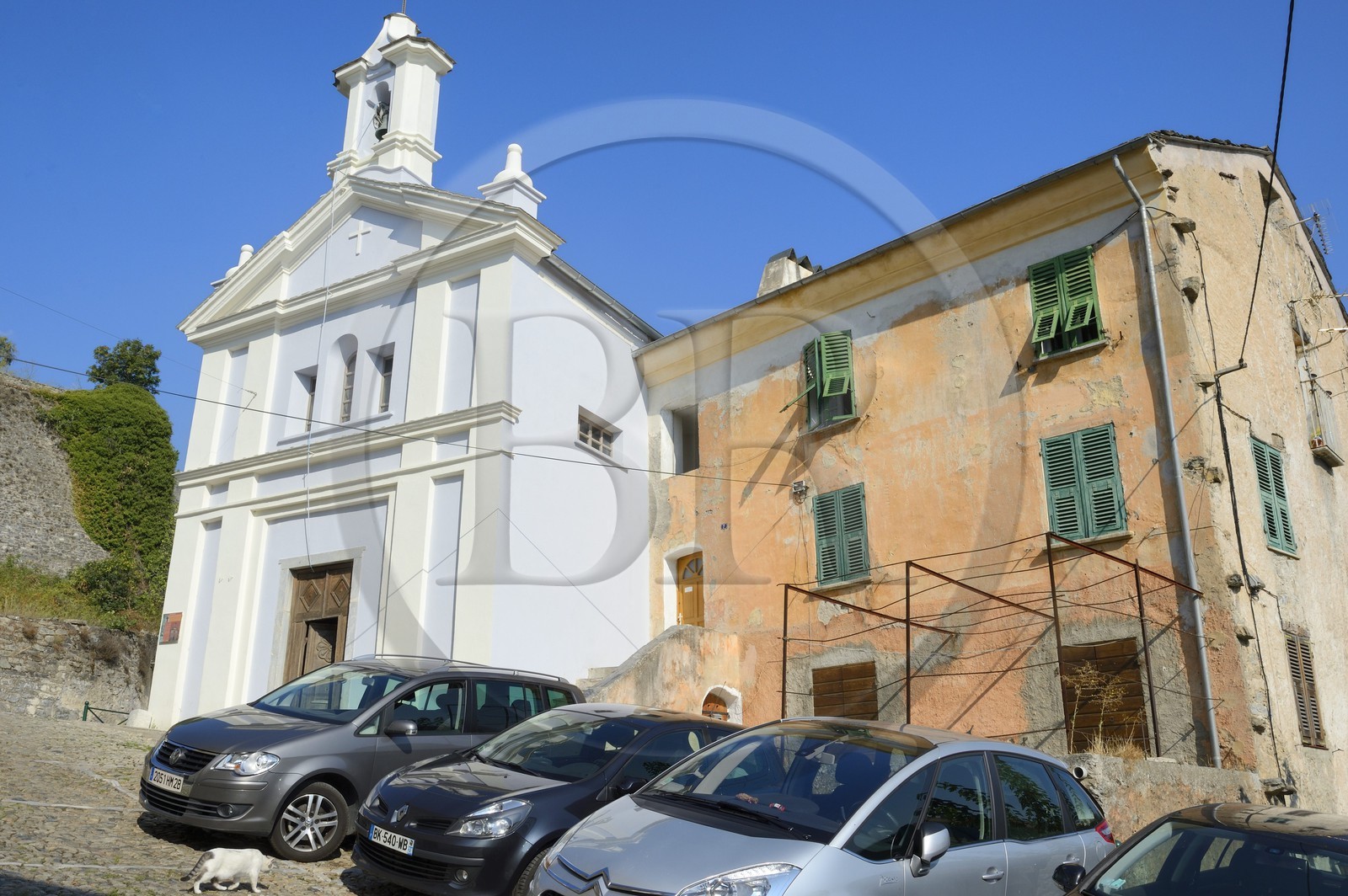 France, Haute-Corse (2B), Corte, la chapelle Sainte-Croix