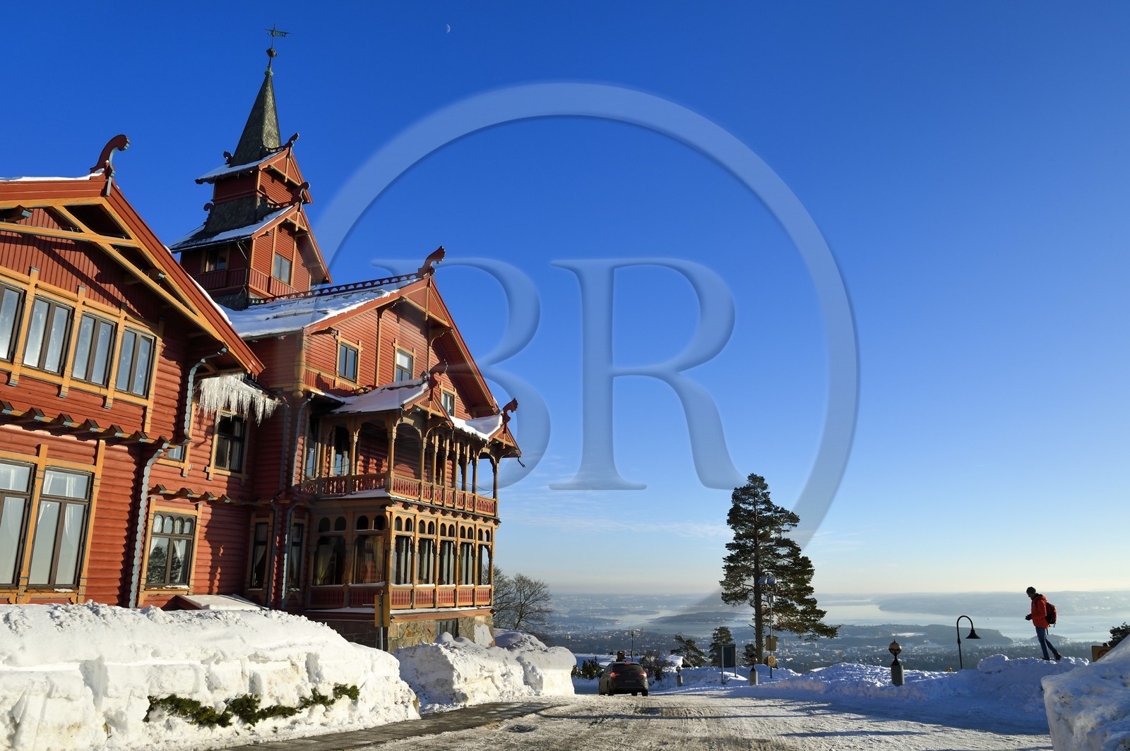 Norvège, Oslo, quartier de Holmenkollen, Hotel Scandic Holmenkollen Park