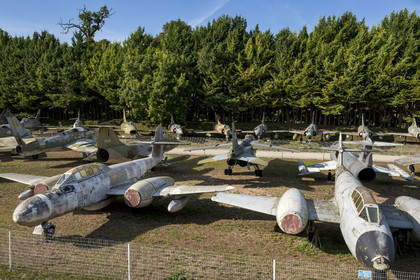 France, Cote d'Or, Climats terroirs of Burgundy listed as World Heritage by UNESCO, Côte de Beaune, Savigny-les-Beaune, the castle with museums and collections of fighter planes, Abarth racing cars, motorcycles, straddle tractors, models, fire trucks